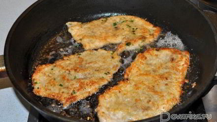 Рецепт шницеля из курицы по-милански