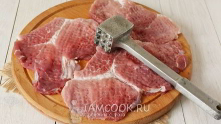 Рецепт шницеля из свинины в духовке