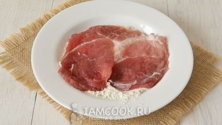 Рецепт шницеля из свинины в духовке