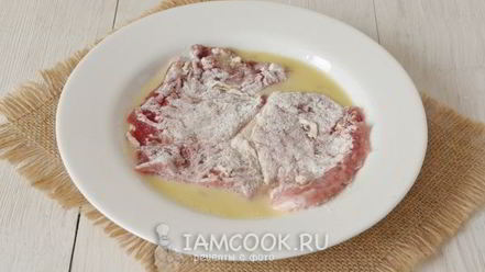 Рецепт шницеля из свинины в духовке