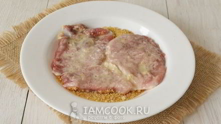 Рецепт шницеля из свинины в духовке