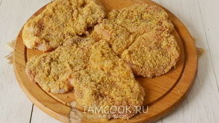 Рецепт шницеля из свинины в духовке