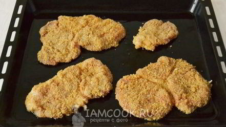 Рецепт шницеля из свинины в духовке