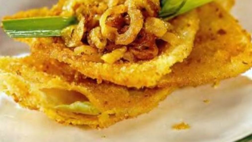 Рецепт шницеля капустного с луковой заправкой