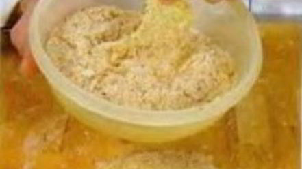 Рецепт шницеля капустного с луковой заправкой