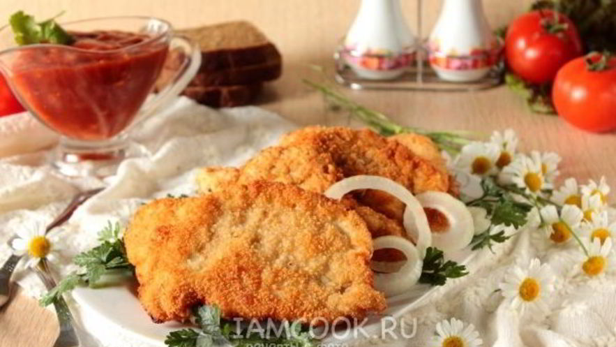 Рецепт шницеля куриного