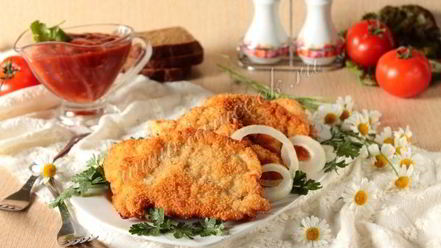 Рецепт шницеля куриного
