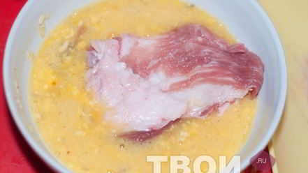 Рецепт шницеля на сковороде