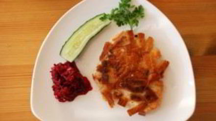 Рецепт шницеля по-министерски куриный