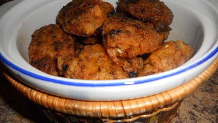 Рецепт шницеля рубленного по-африкански