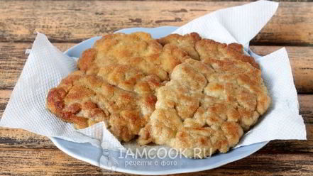 Рецепт шницеля рубленого из свинины