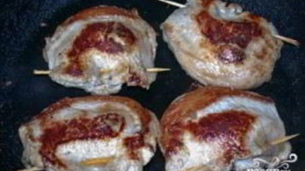 Рецепт шницеля с грибами