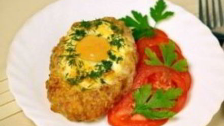 Рецепт шницеля с яйцом