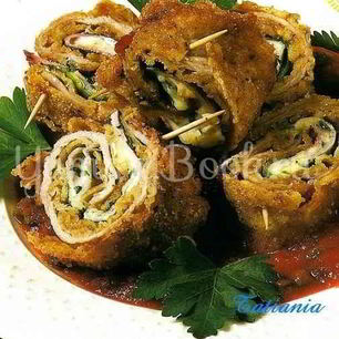 Рецепт Шницелей алла миланезе фаршированные