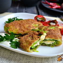 Рецепт Шницелей из савойской капусты с сыром