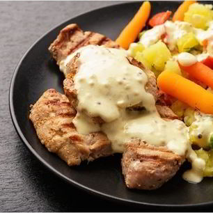 Рецепт Цветного шницеля