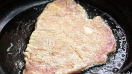 Рецепт венского шницеля из свинины