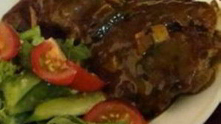 Рецепт грибного стейка салисбури