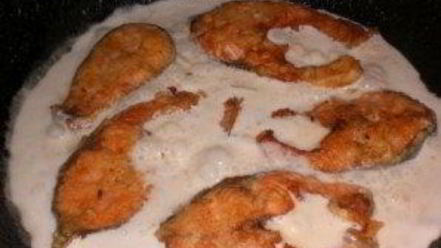 Рецепт стейка из горбуши на сковороде