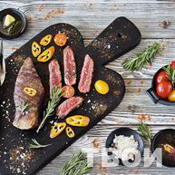 Рецепт Стейка из говядины на сковороде