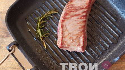 Рецепт стейка из говядины на сковороде