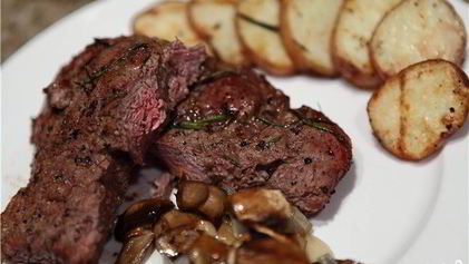 Рецепт Стейка из говядины в аэрогриле