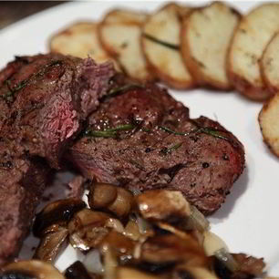 Рецепт Стейка из говядины в аэрогриле