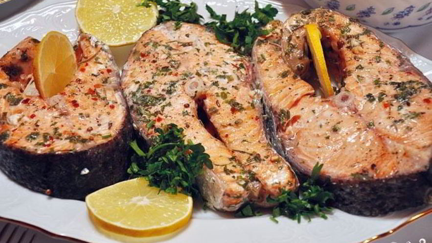 Рецепт стейка из рыбы в духовке