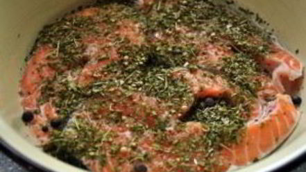 Рецепт стейка из рыбы в духовке