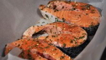 Рецепт стейка из рыбы в духовке