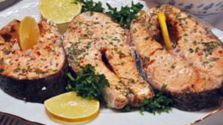 Рецепт стейка из рыбы в духовке