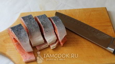 Рецепт стейка из семги в духовке