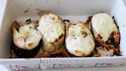 Рецепт стейка из семги в духовке