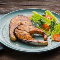 Рецепт Стейка из семги в глазури терияки