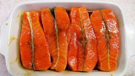 Рецепт стейка из семги