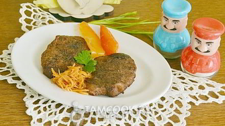 Рецепт стейка из свинины в фольге