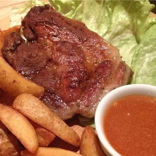 Рецепт Стейка из свиной шейки