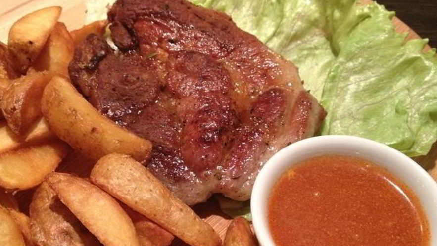 Рецепт стейка из свиной шейки