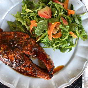 Рецепт Стейка кеты