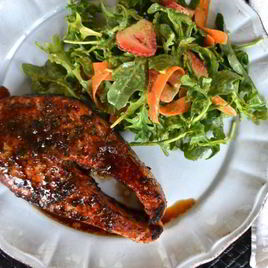 Рецепт Стейка кеты