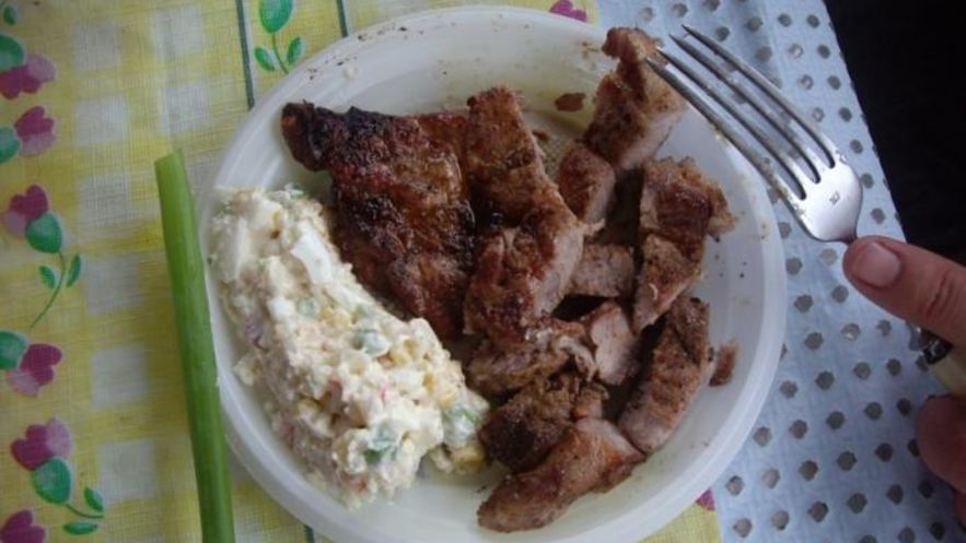 Рецепт стейка на мангале