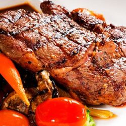 Рецепт Стейка рибай на гриле с овощами