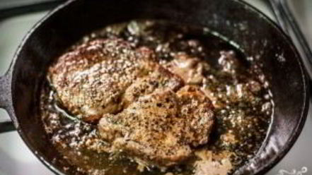 Рецепт стейка рибай на сковороде