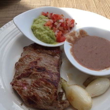 Рецепт Стейка с гуакамоле