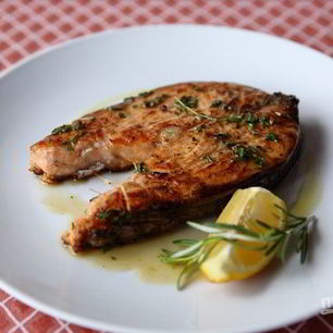 Рецепт Стейка семги на гриле