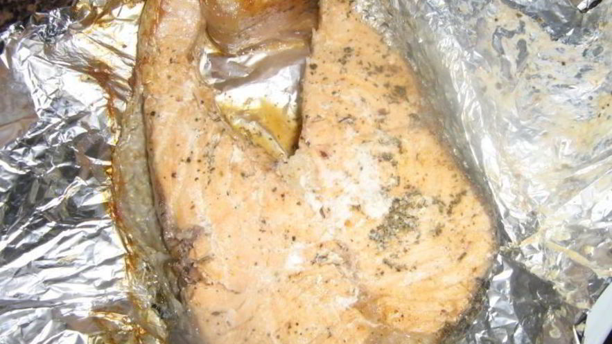 Рецепт стейка семги в духовке в фольге