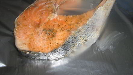 Рецепт стейка семги в духовке в фольге