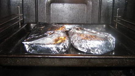 Рецепт стейка семги в духовке в фольге