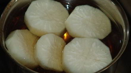 Рецепт стейков из дайкона