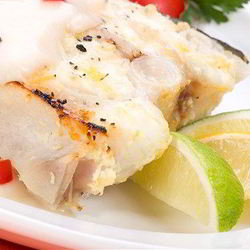 Рецепт Стейков из палтуса в перце на гриле